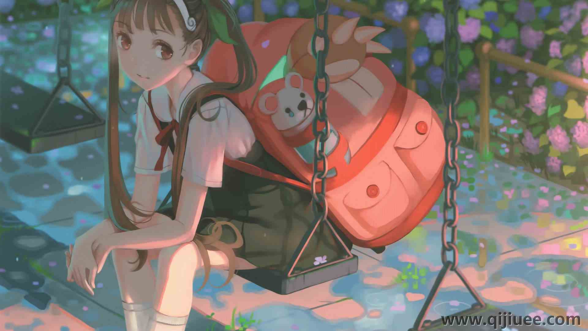 动漫 动漫女孩 鲜花 影子 电脑壁纸 4K壁纸4310 x 3164/1.3 MB-柒染云阁