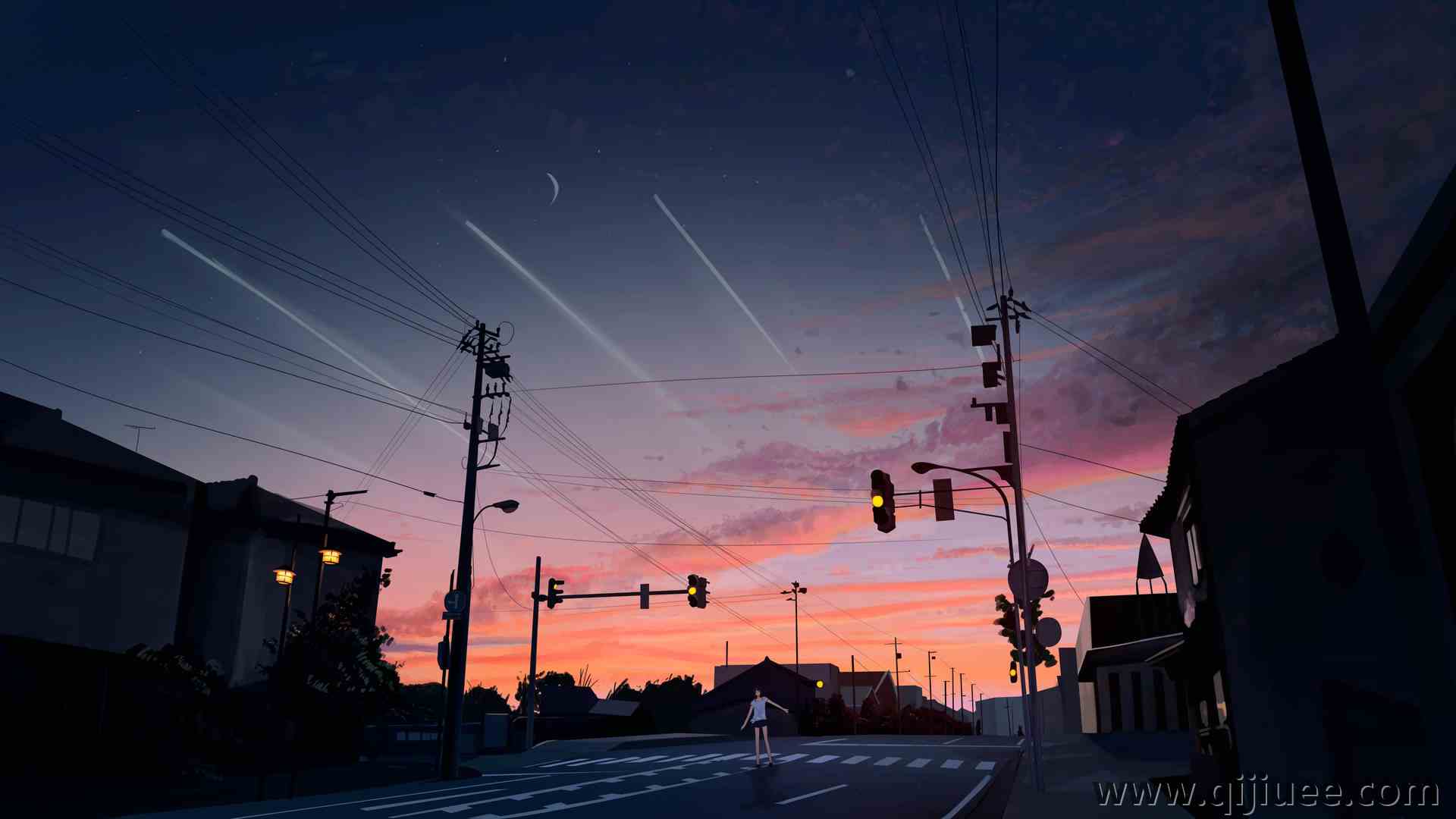 放逐 道路 天空 云  电脑壁纸 4K壁纸6000 x 3376/0.77 MB-柒染云阁