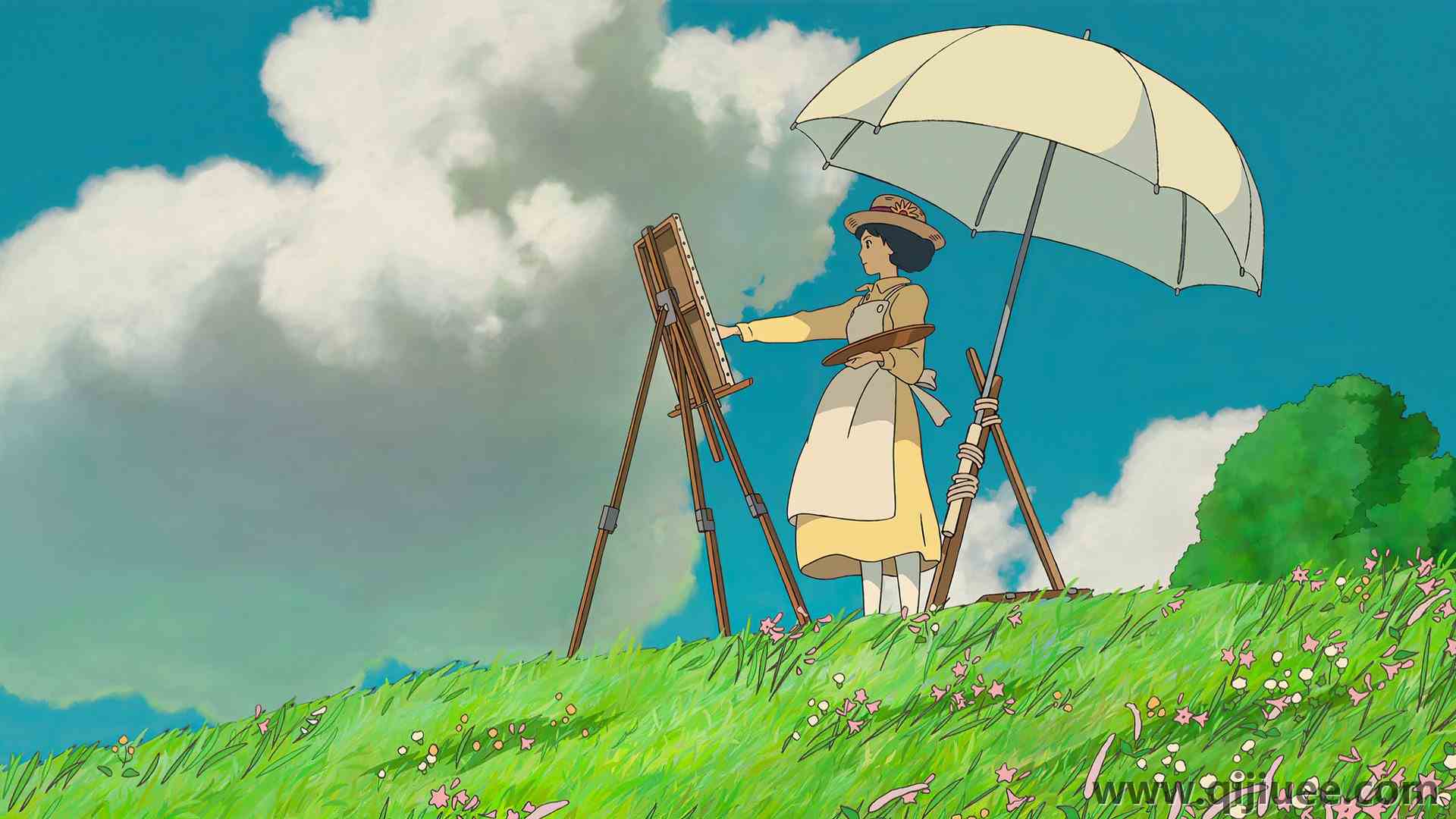 自然 风景 起风 五颜六色 动漫 动漫女孩 天空 电脑壁纸 4K壁纸3840 x 2160/0.88 MB-柒染云阁