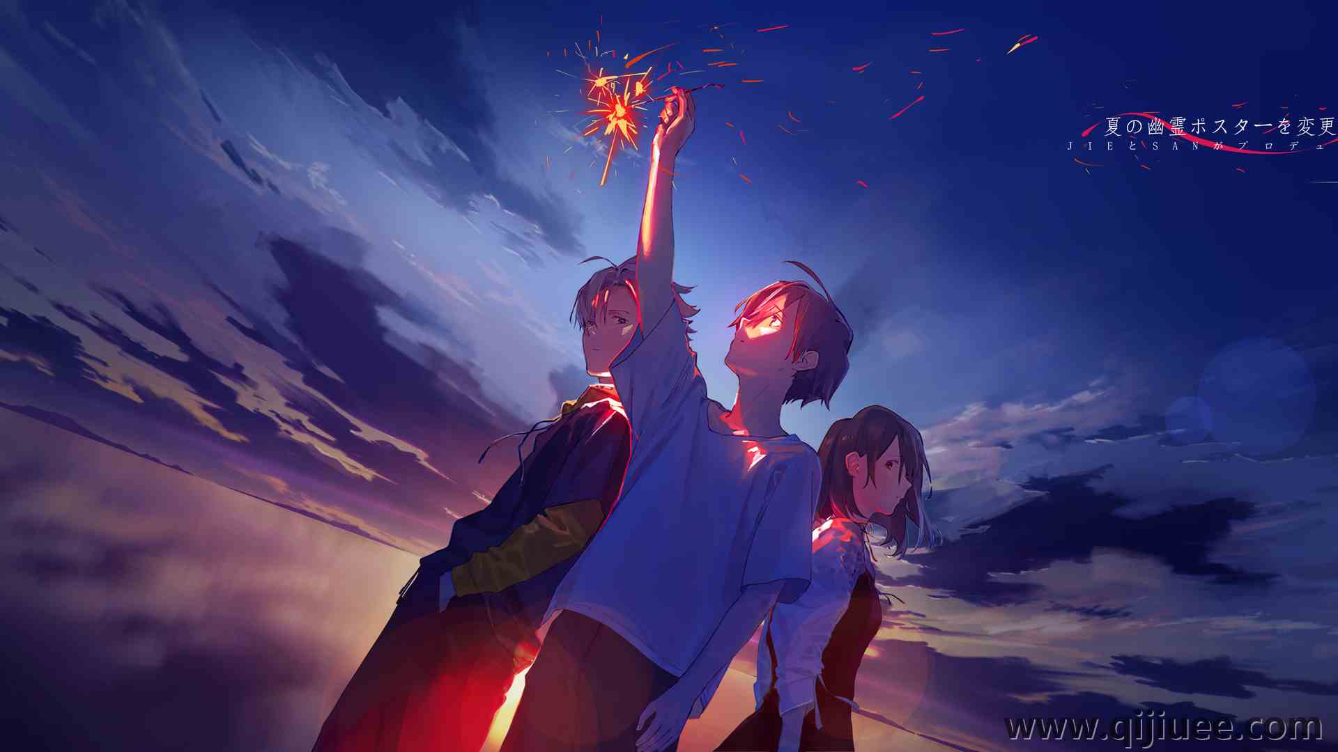 夏日幽灵 动漫 天空 火花  电脑壁纸 4K壁纸7122 x 3153/8.02 MB-柒染云阁