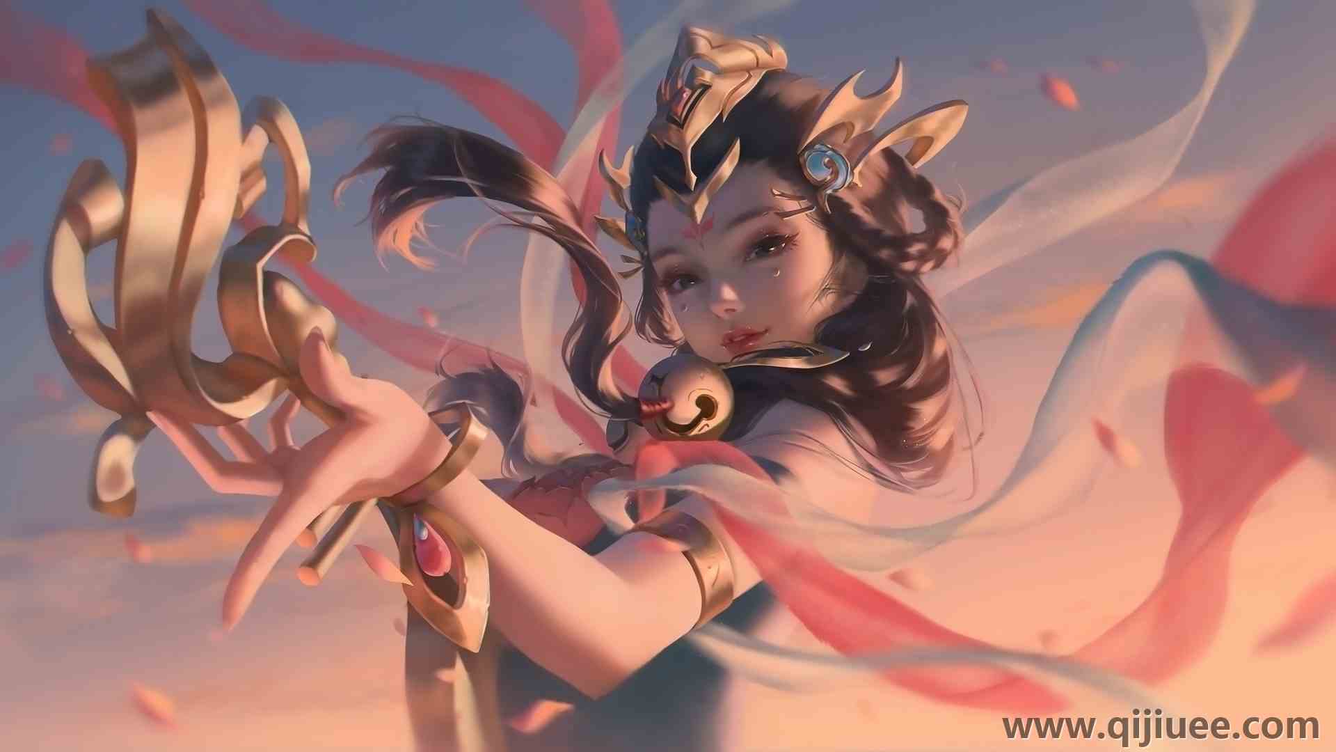 动漫女孩 中国服装 王者荣耀  电脑壁纸 4K壁纸3840 x 2160/2.61 MB-柒染云阁