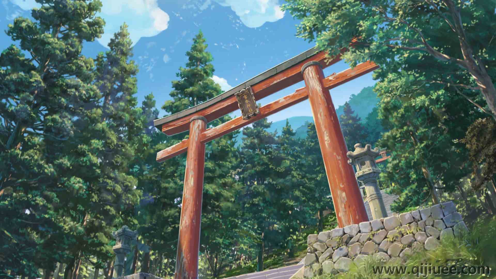 动漫 亚洲 树木 景观 自然 漫画 绘画 概念 电脑壁纸 4K壁纸3840 x 2160/14.54 MB-柒染云阁