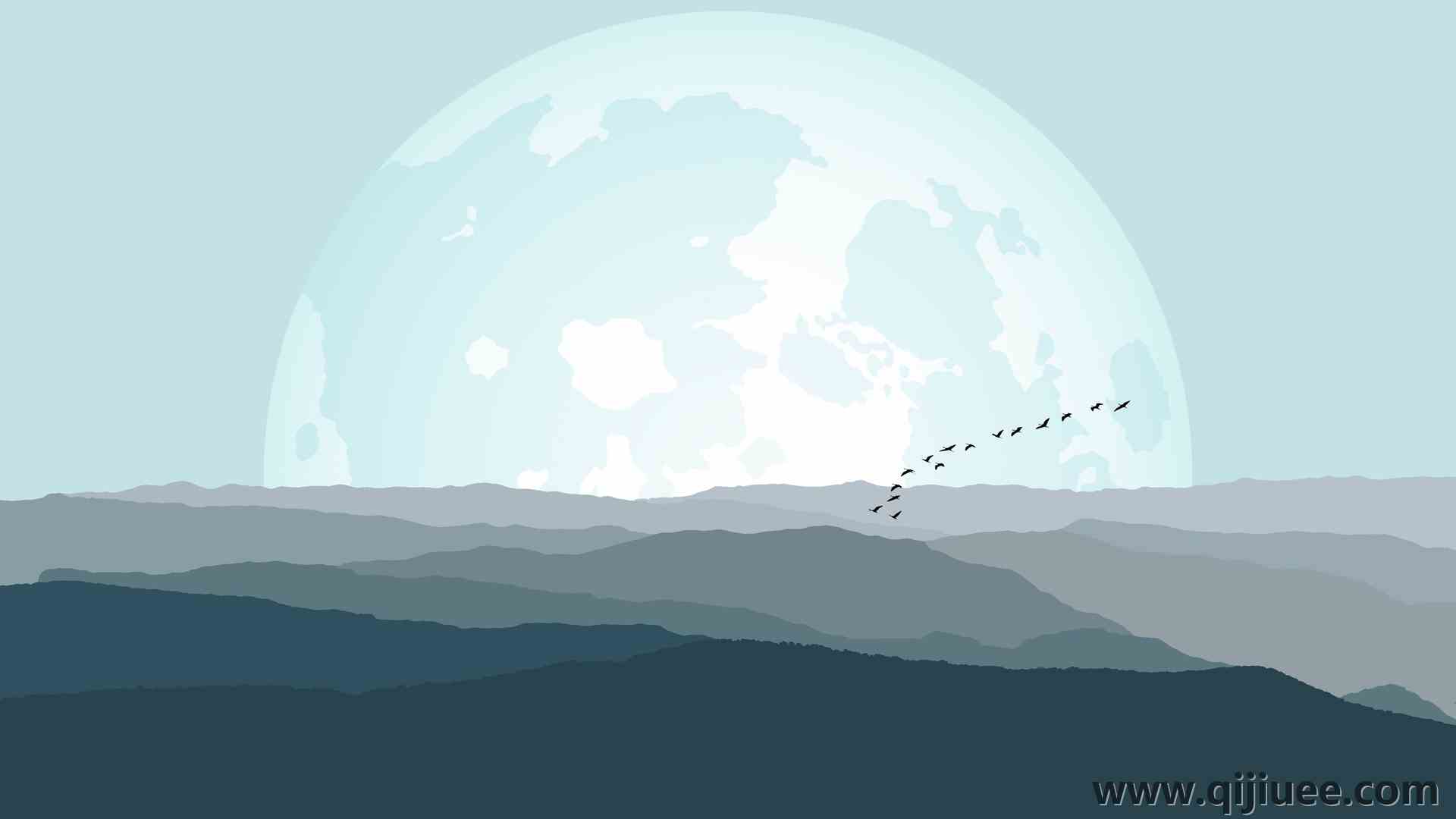 极简主义 风景 动漫 绘画 艺术 治愈 简洁 电脑壁纸 4K壁纸3840 x 2160/0.26 MB-柒染云阁