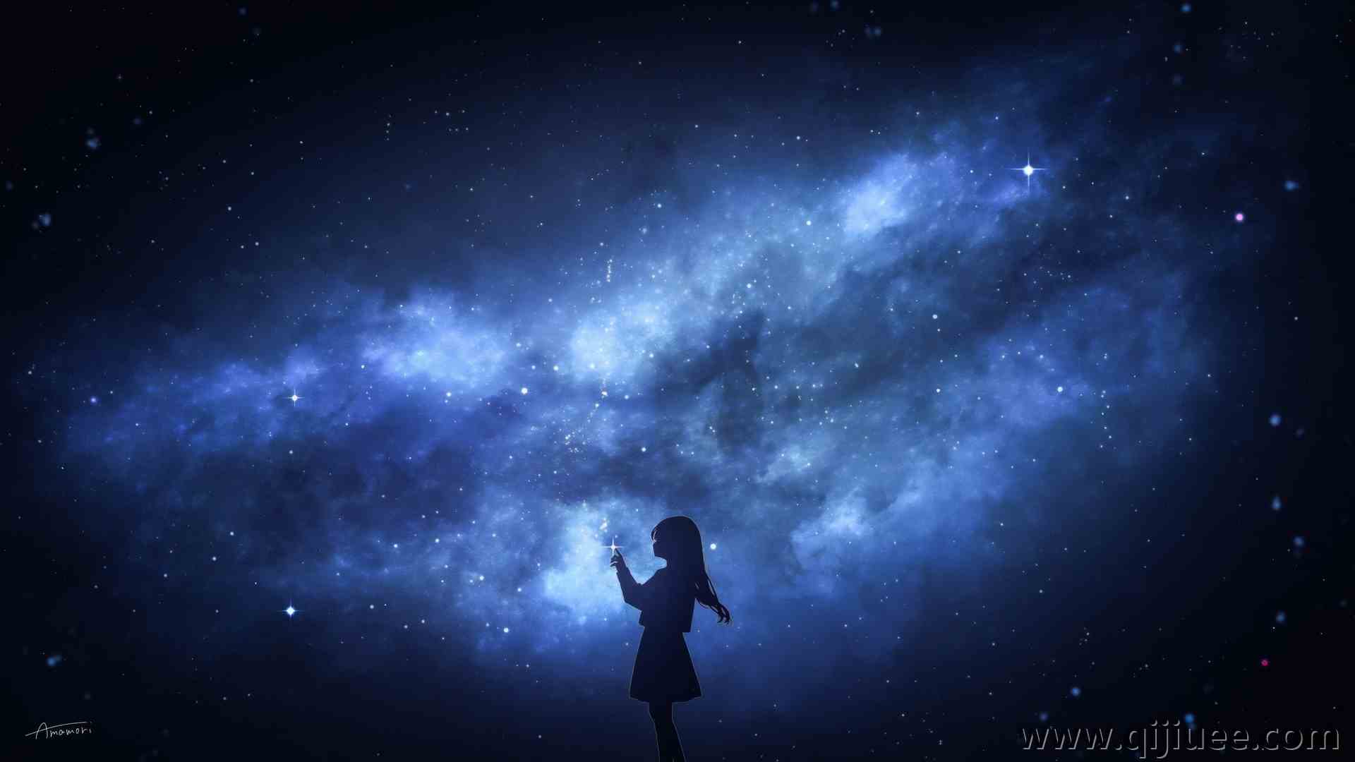 天空 星空 星星 数字艺术 4K壁纸3840 x 2160/3.81 MB-柒染云阁