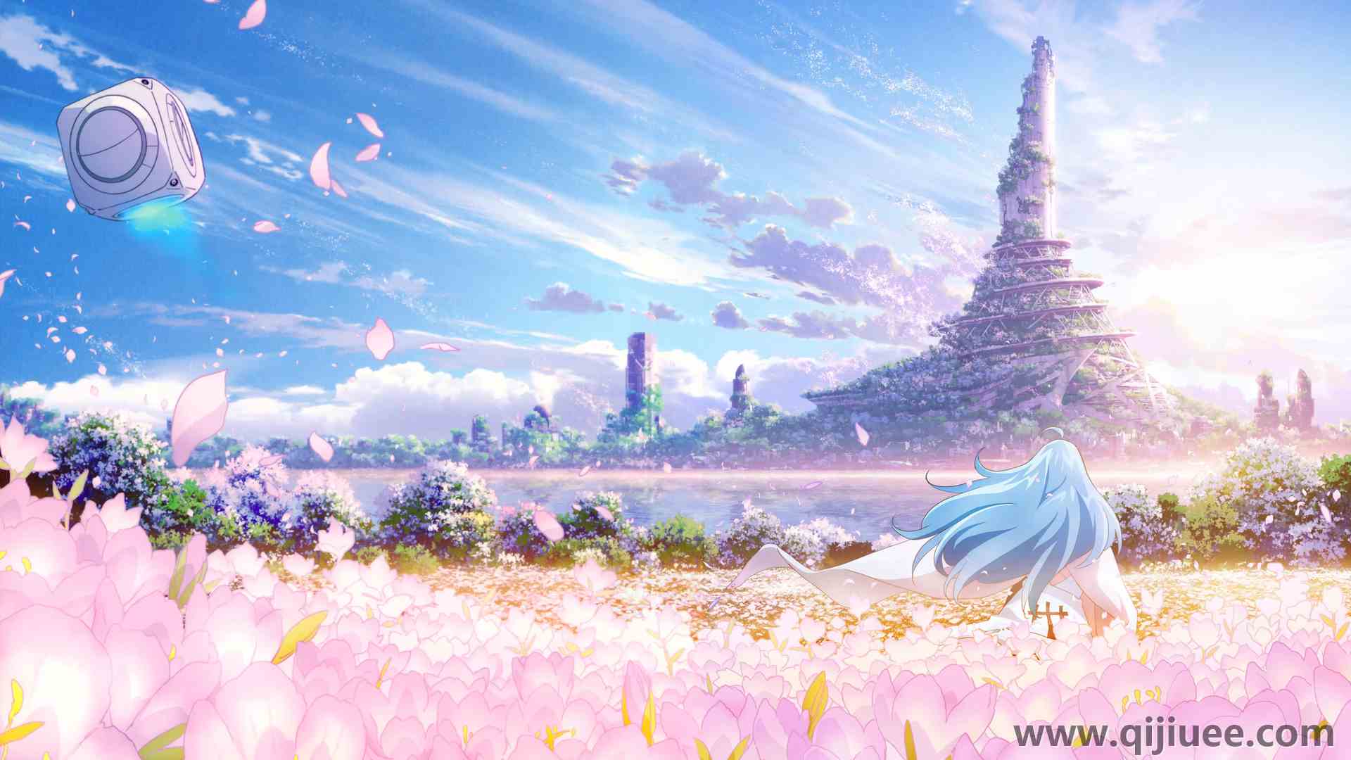萤石 动漫 风景 机器人 花瓣 动漫女孩 未来主义 科幻 4K壁纸5083 x 3000/12.2 MB-柒染云阁