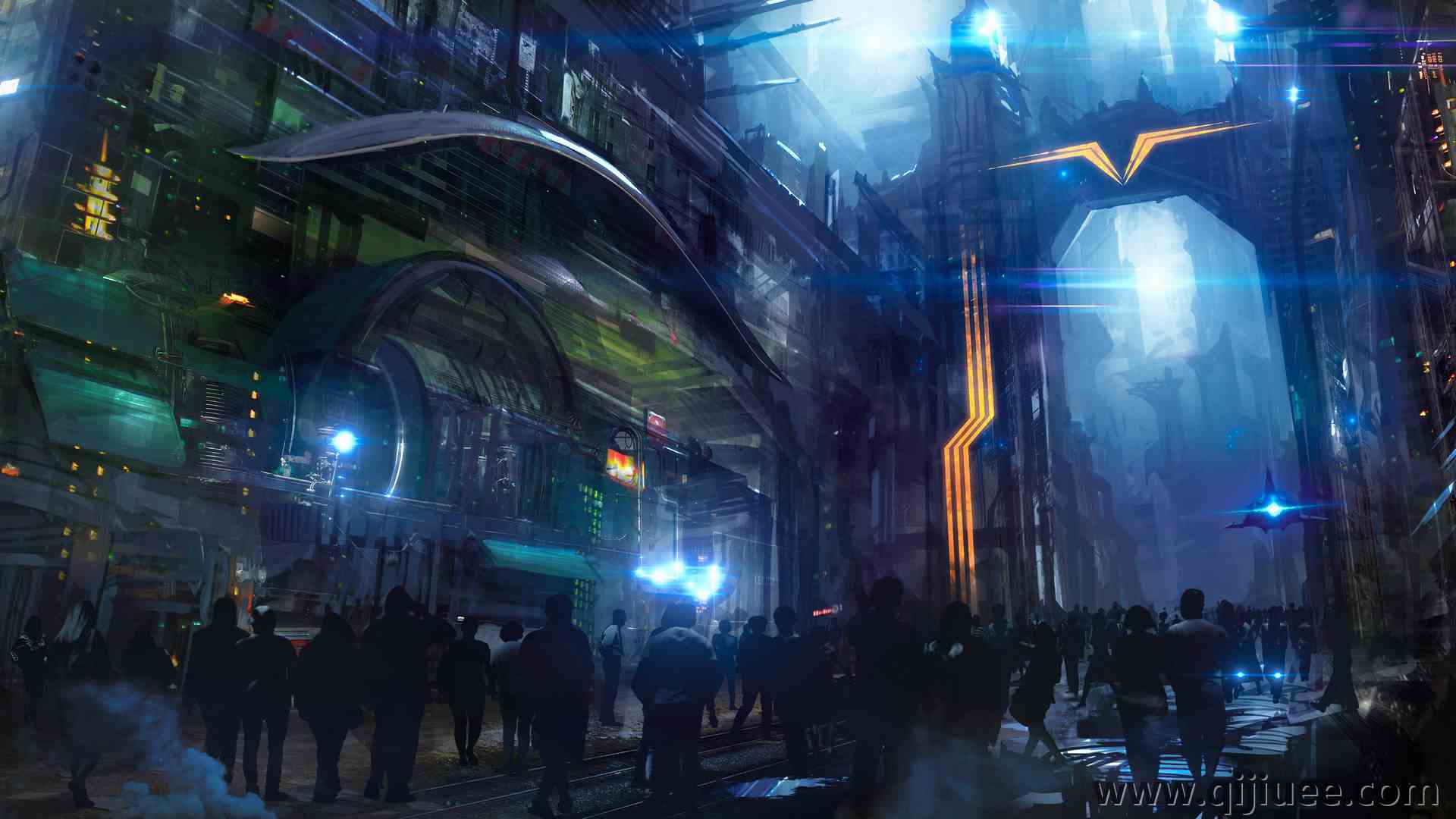 人物 AI艺术 插图 素描 数字绘画 概念艺术 环境 户外 未来主义 城市 城镇 宇宙飞船 黑暗 电脑壁纸 4K壁纸4677 x 2160/14.87 MB-柒染云阁