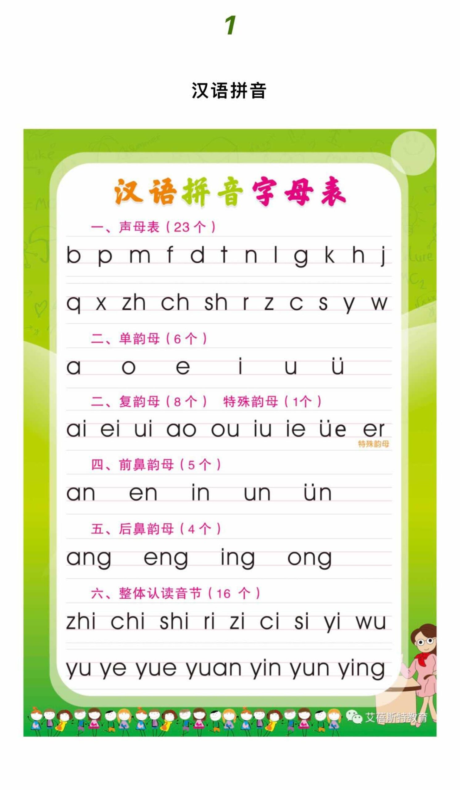 幼小衔接语文拼音拼读-柒染云阁