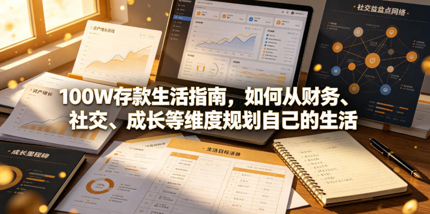 付费文章:100W存款生活指南,如何从财务、社交、成长等维度规划自己的生活-柒染云阁