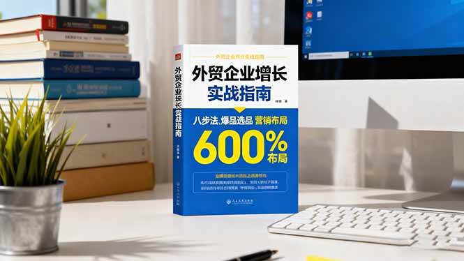 外贸企业增长实战指南，八步法、爆品选品、营销布局，业绩增长300%-柒染云阁