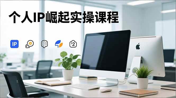 个人IP崛起实操课程，IP思维塑造+赛道精准调研+账号高变现搭建+内容创作-柒染云阁
